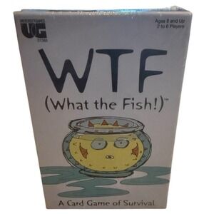 University Games WTF What the Fish A Card Game of Survival For Ages 8+